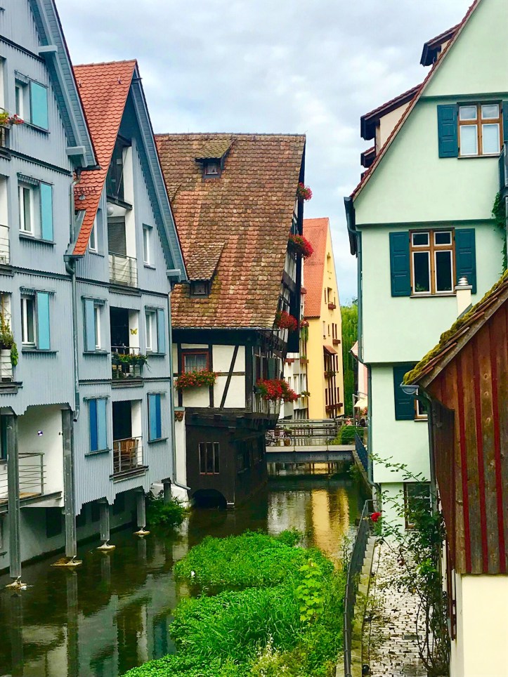 Casette sull’acqua nel fischerviertel, il quartiere dei pescatori di Ulm
